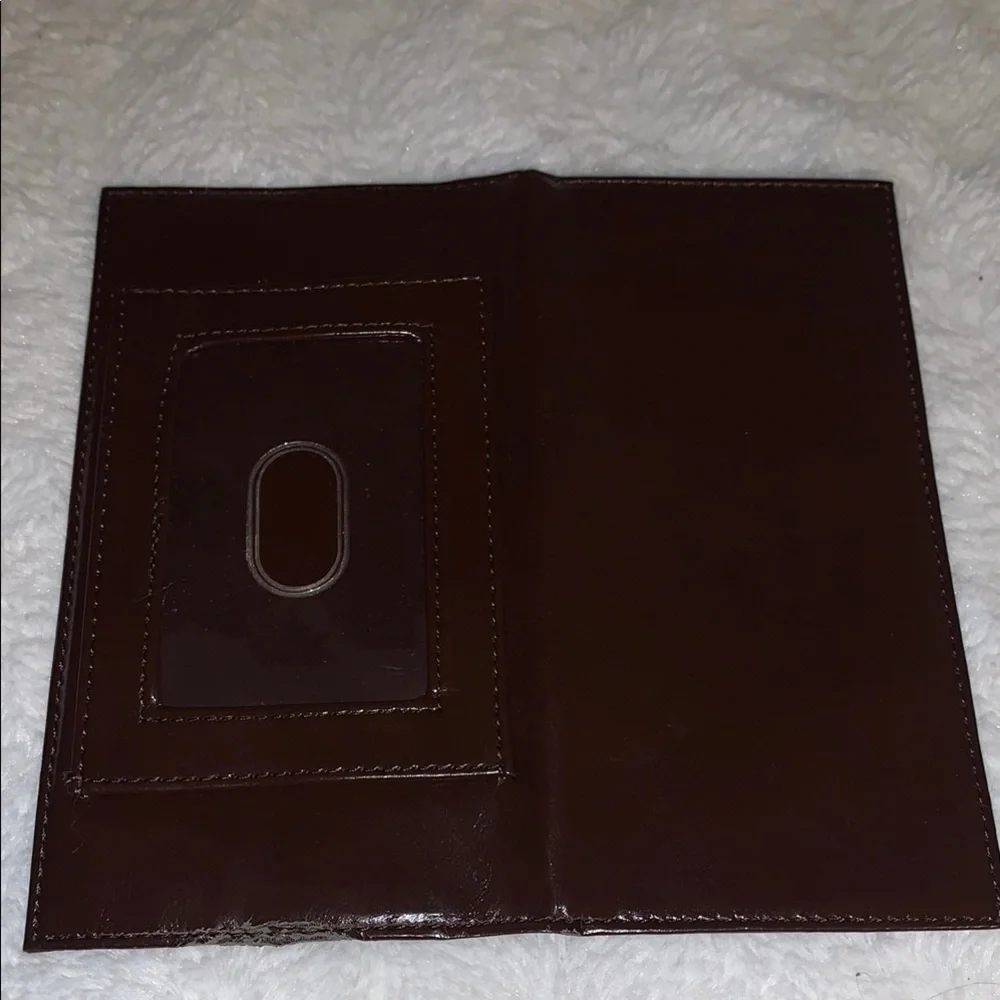 Giani Bernini Brown and Black Logo Wallet